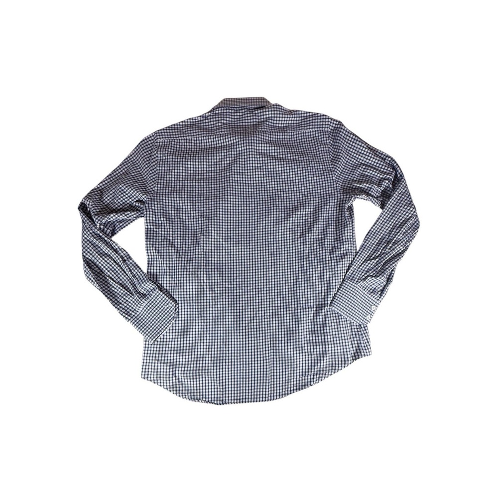 Rag & Bone Shirt Adult Size 15.5 Blue Tartan Plaid Button Down Mens Medium - Picture 2 of 9